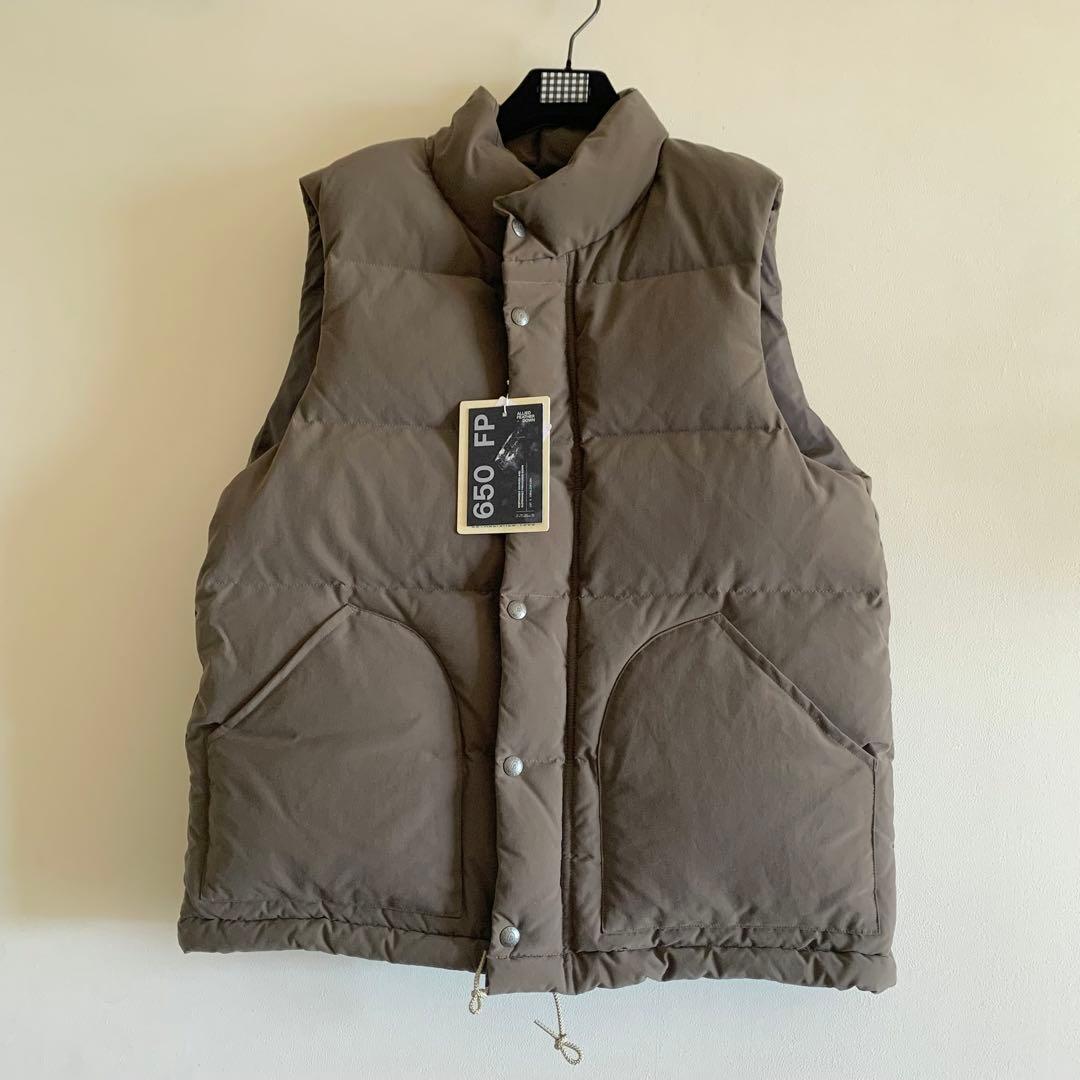 新品 SIERRA DESIGNS シェラデザイン ダウンベスト ブラウン S