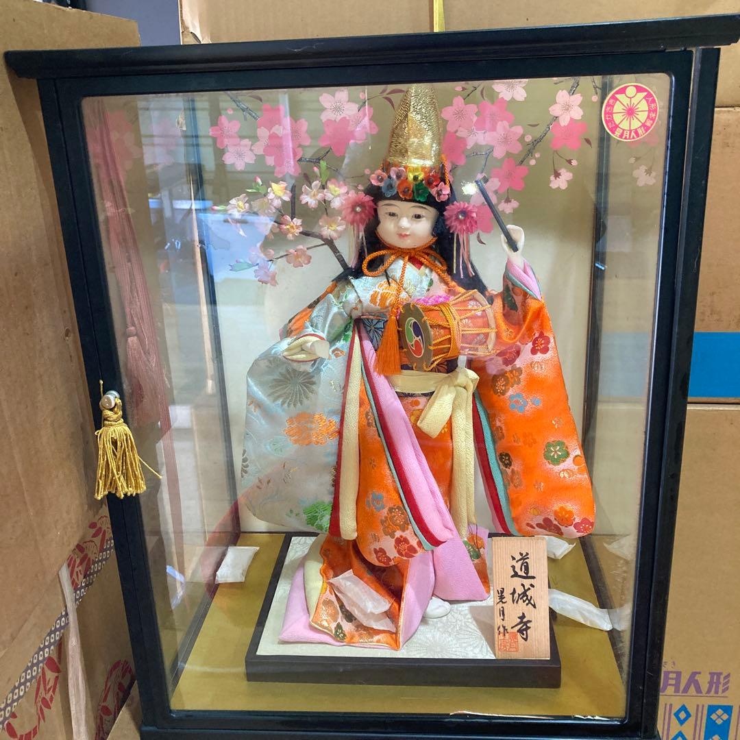 ひな人形　晃月作　ガラスケース付き　※価格交渉受付ています。