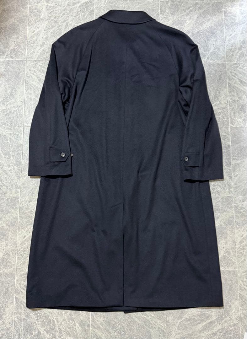 AMADEUS アマデウス カシミヤ ロング コート 56 濃紺