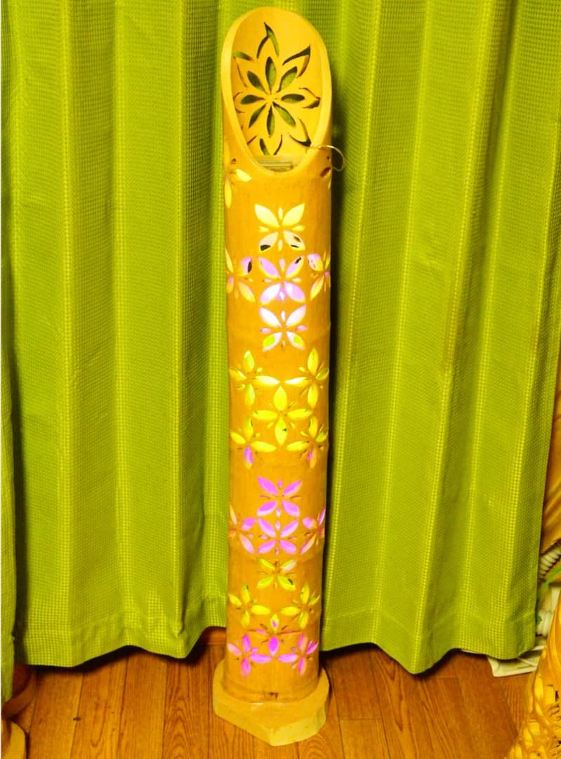 竹灯り　彩シリーズ　〜和花〜　竹灯籠　孟宗竹