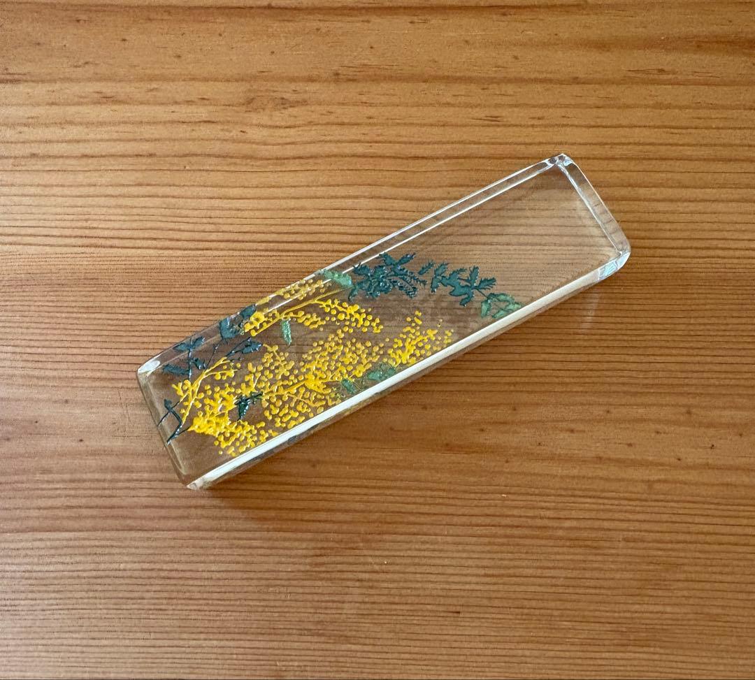 金津沙矢香 ミモザ カトラリーレスト オブジェ