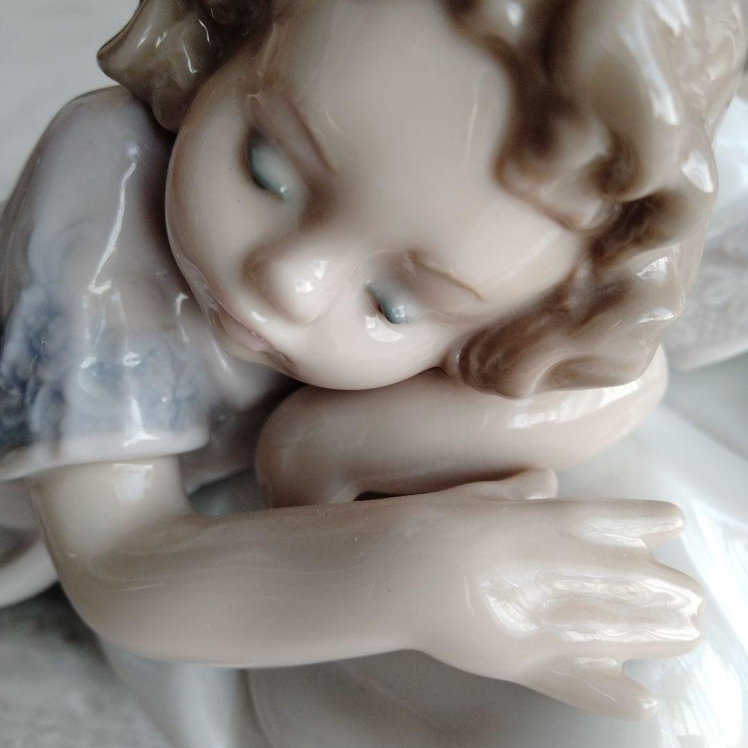 リヤドロ　遊びつかれて　親子