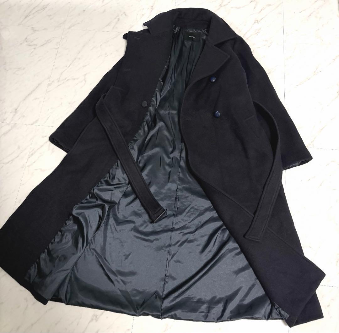 【美品】完売品✨️アルアバイル スプリット ラグラン ロング コート 濃紺