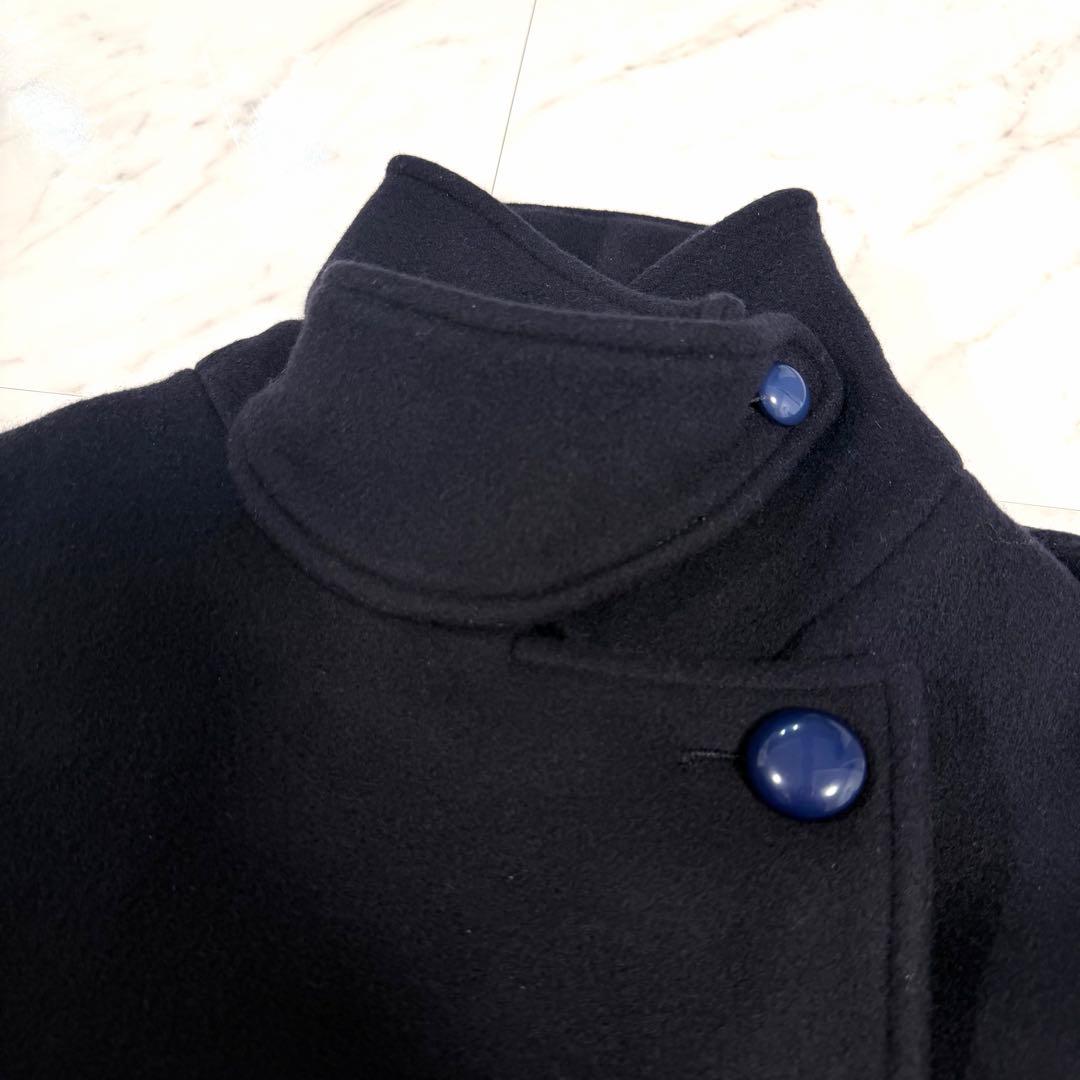 【美品】完売品✨️アルアバイル スプリット ラグラン ロング コート 濃紺