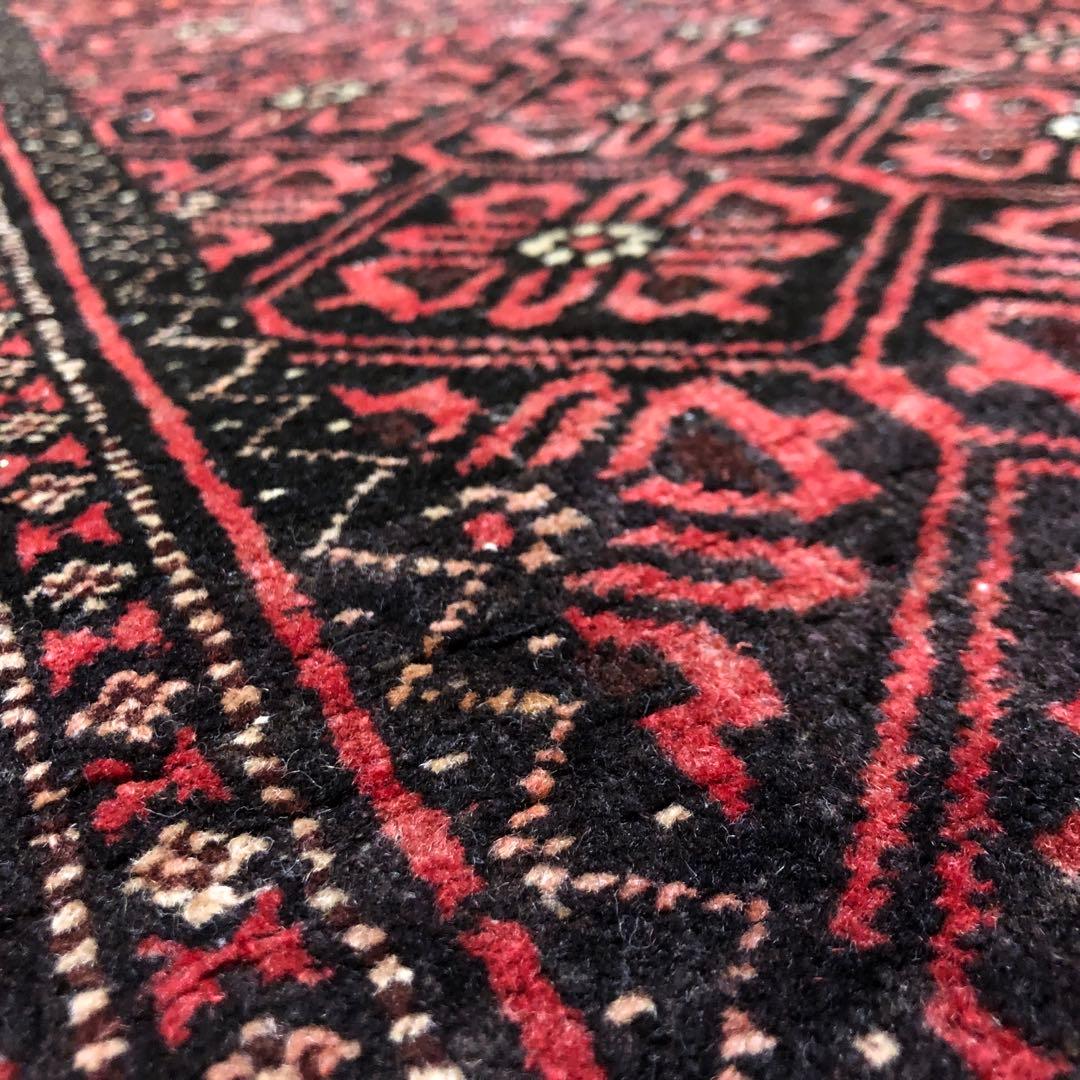 ペルシャ絨毯 ヴィンテージラグ 184×90cm 手織り オールドpersia