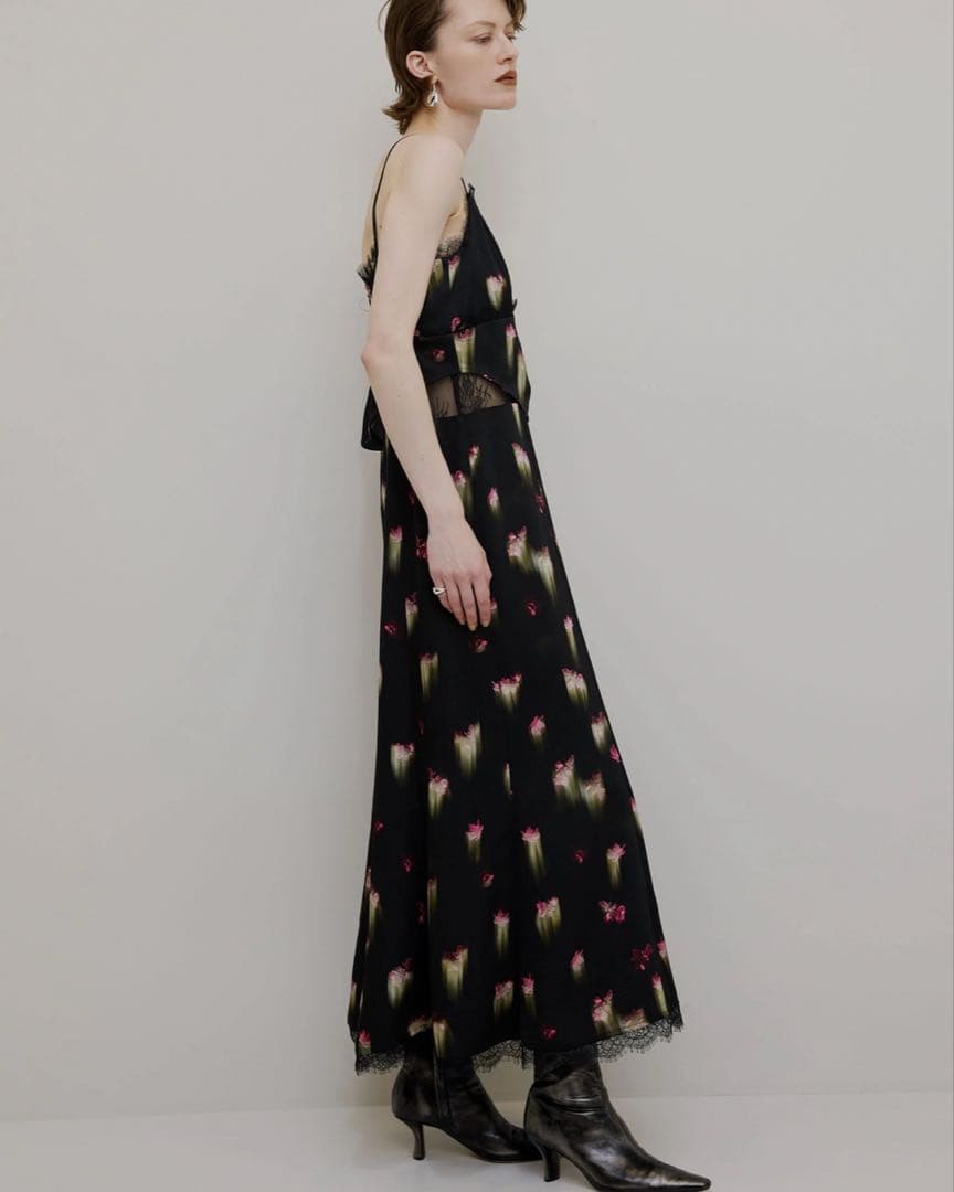 【AMERI】CLARA SATIN CAMI DRESS