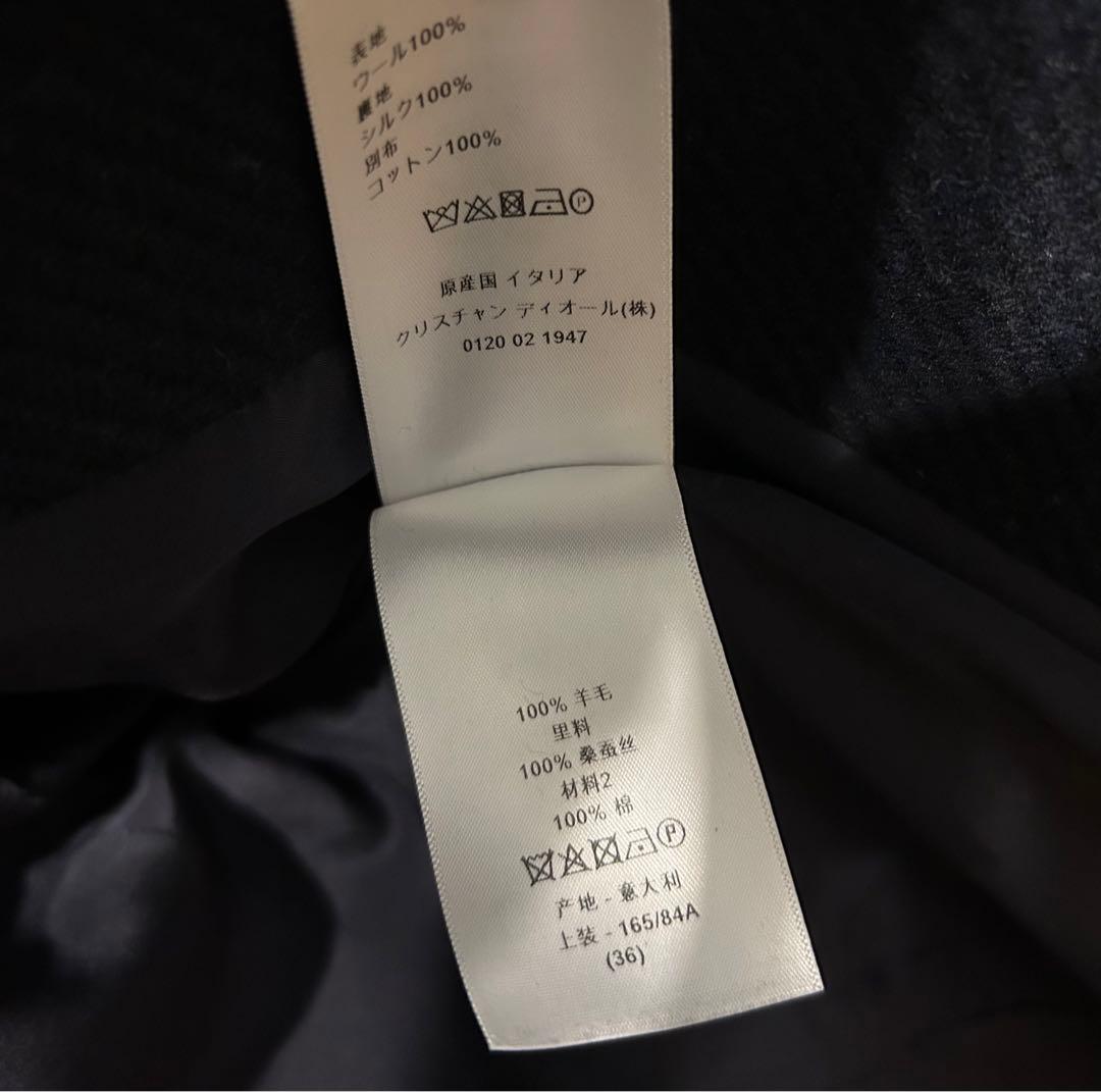 Dior ダブルブレストミディアム コート ネイビー