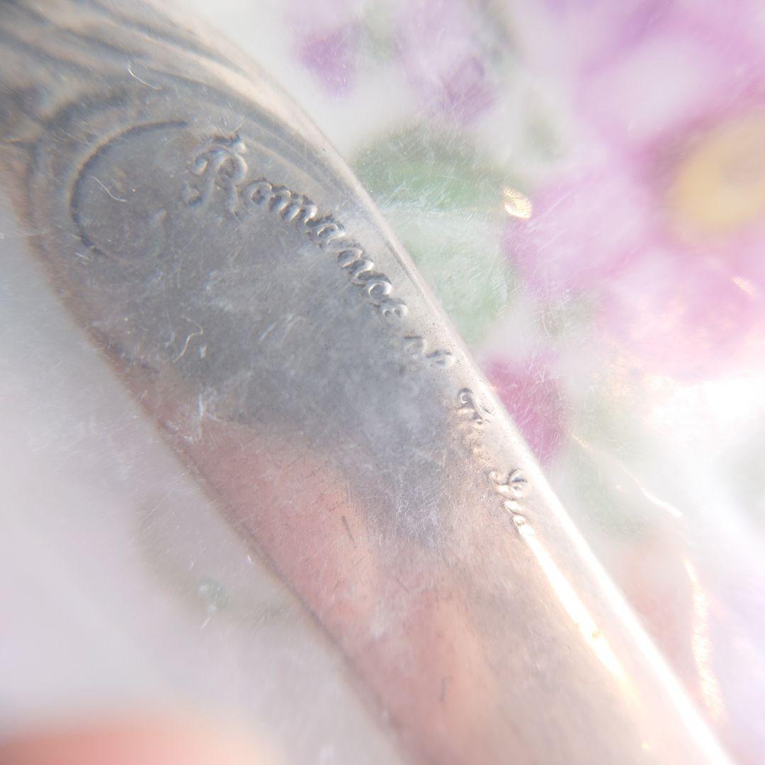 アメリカ　Wallace　純銀　Stirling　スターリングシルバー　フォーク