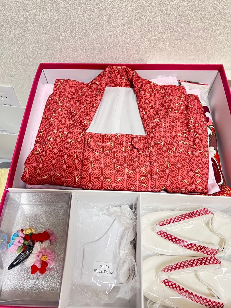 KAGURA 式部浪漫 七五三 3歳 女の子 着物セット　110cm