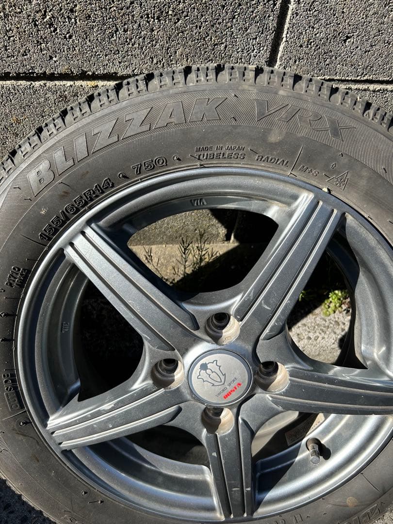 Blizzak 1本 冬タイヤ icenavi 6 3本 155/65R14