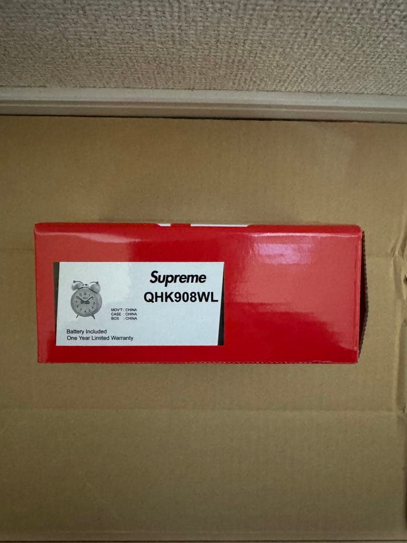 Supreme Seiko Alarm Clock White クロック 時計
