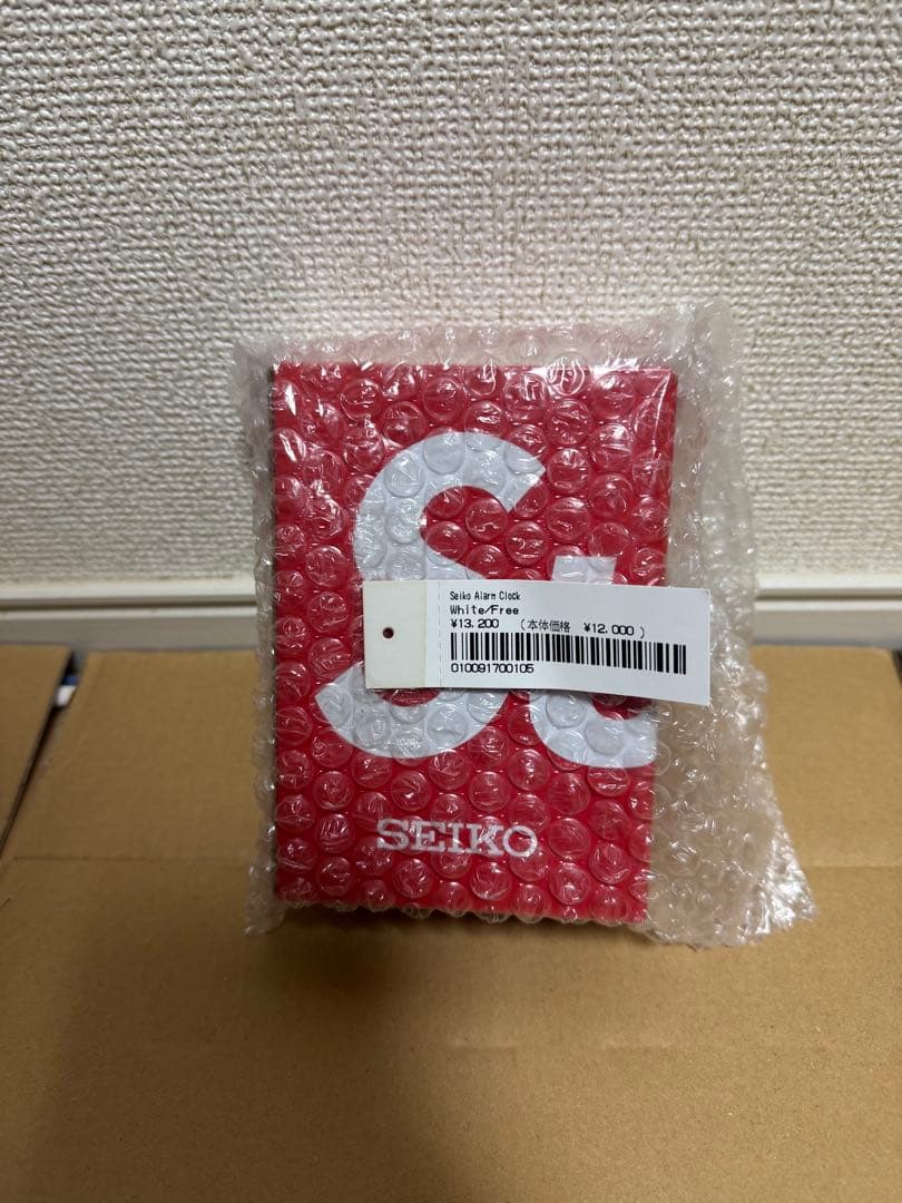 Supreme Seiko Alarm Clock White クロック 時計