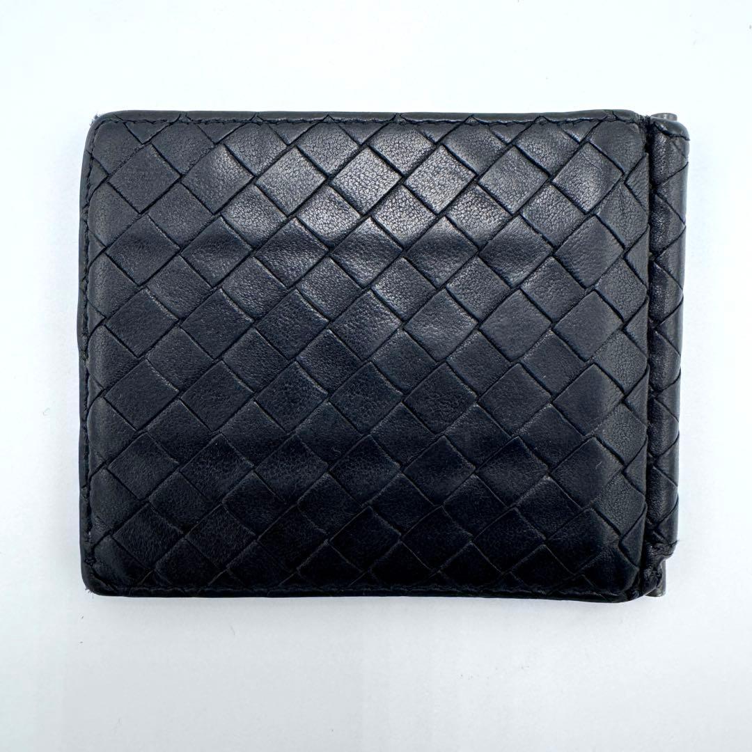 【希少】ボッテガヴェネタ イントレチャート マネークリップ クロコダイル レザー