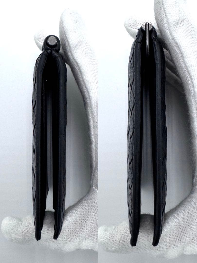 【希少】ボッテガヴェネタ イントレチャート マネークリップ クロコダイル レザー