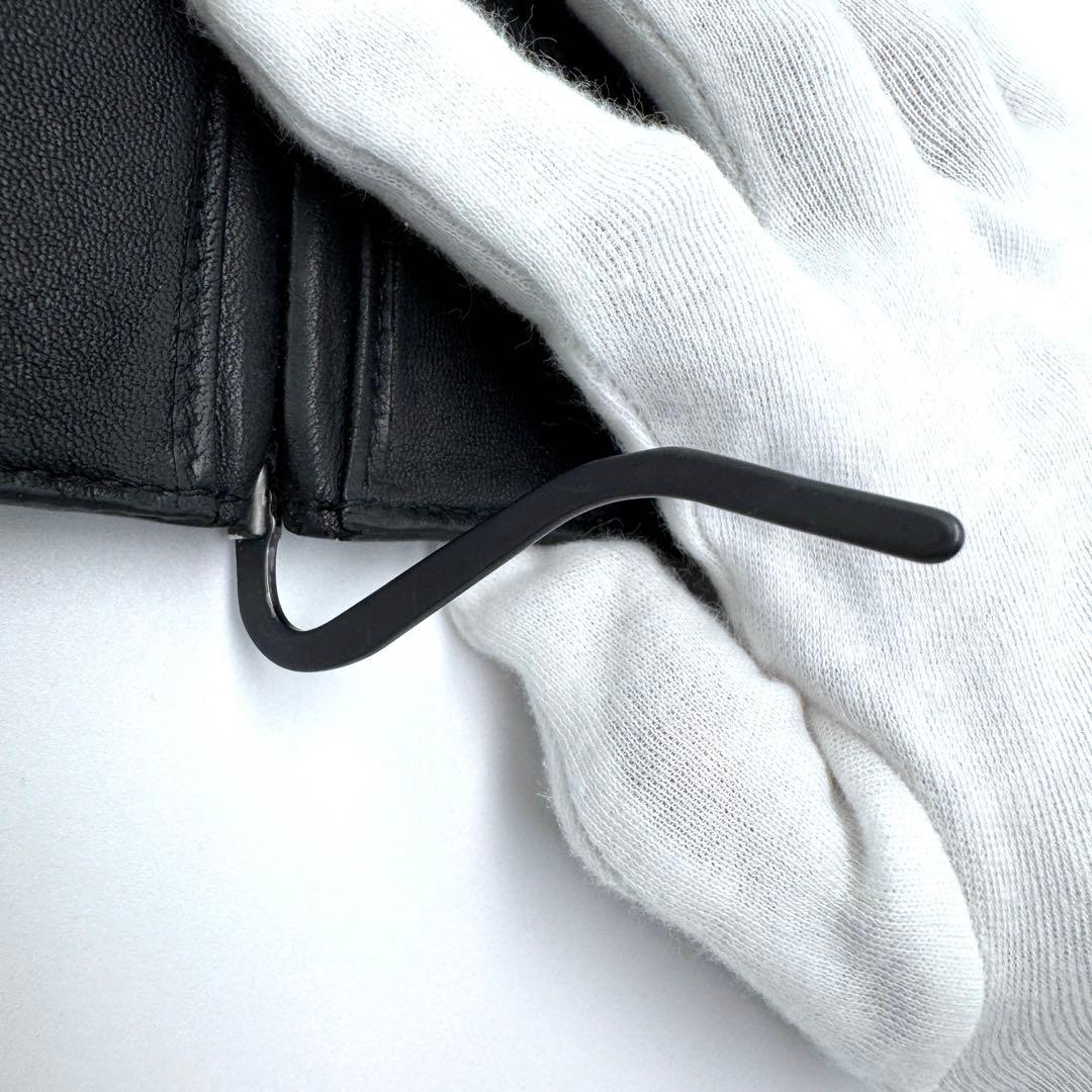 【希少】ボッテガヴェネタ イントレチャート マネークリップ クロコダイル レザー