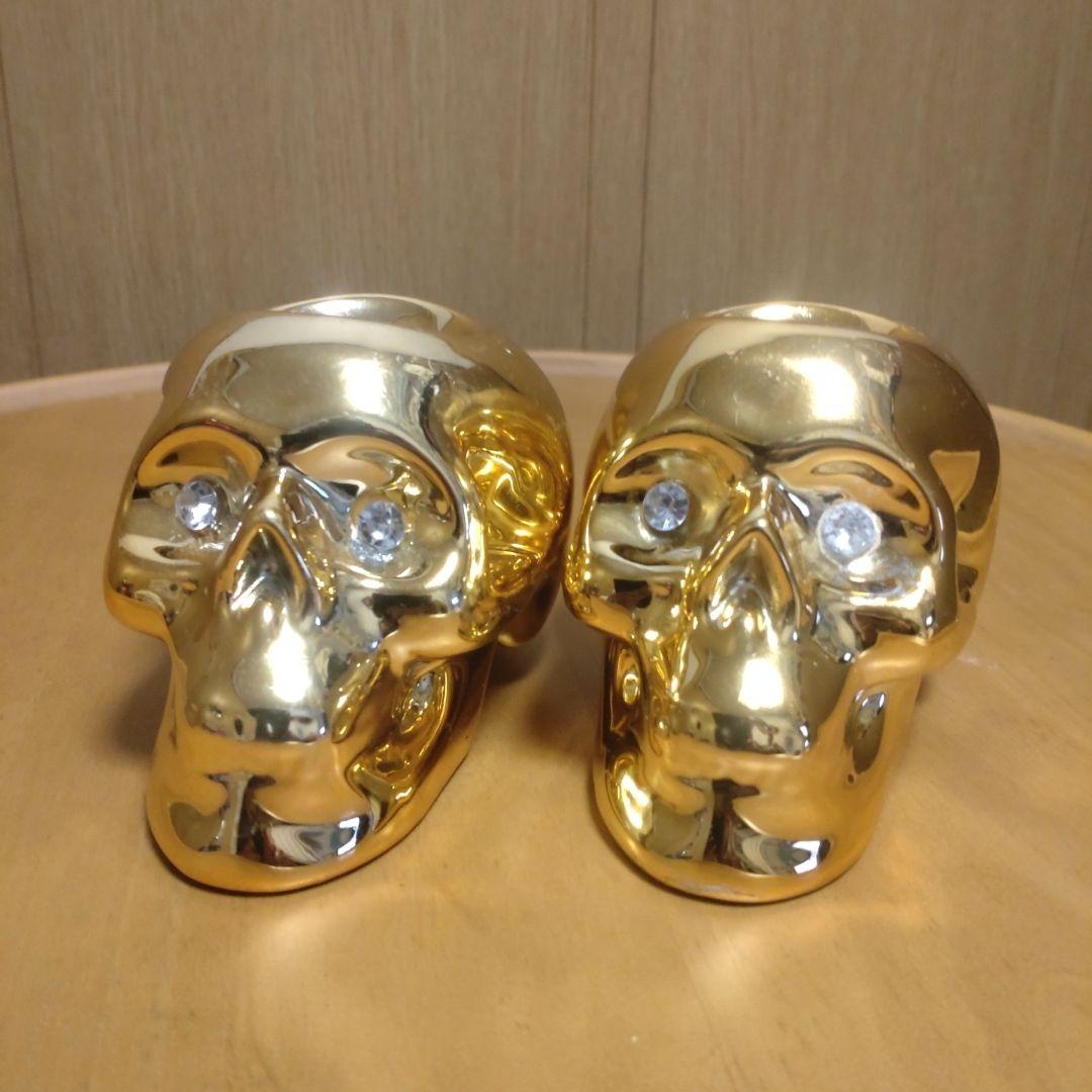 スカル オブジェ 　 髑髏 置物