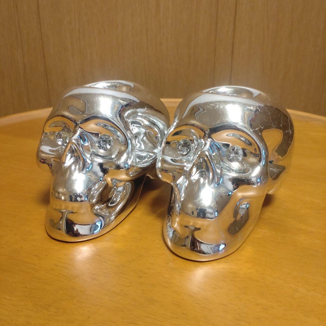 スカル オブジェ 　 髑髏 置物