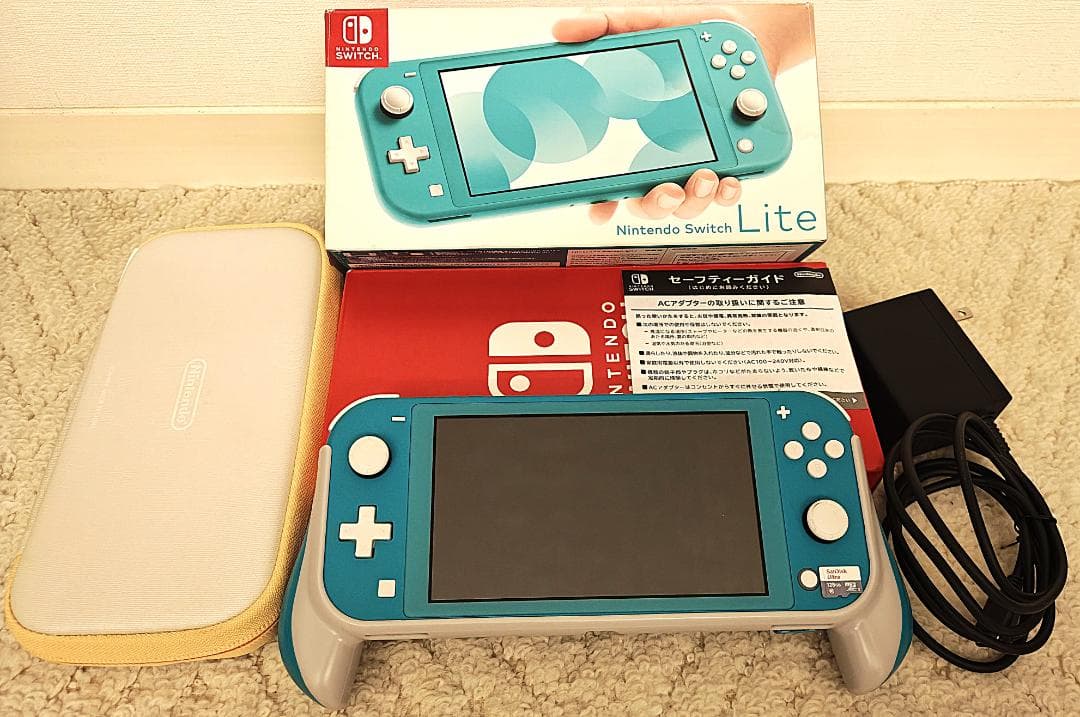 Nintendo Switch Lite 本体美品 microSD128GB付