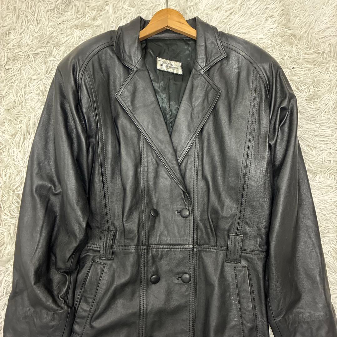 LOUIS THIRTEEN ルイ13世　マキシ丈　リアルレザー　ロングコート