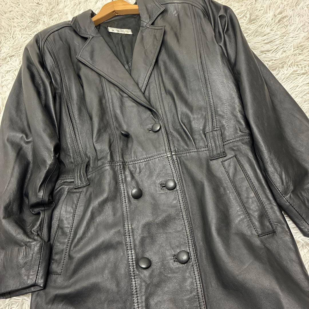 LOUIS THIRTEEN ルイ13世　マキシ丈　リアルレザー　ロングコート