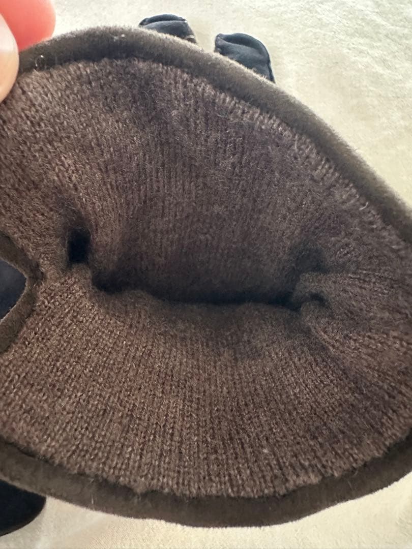 ブルネロクチネリ グローブ カシミヤ スウェード ロロピアーナ デンツ