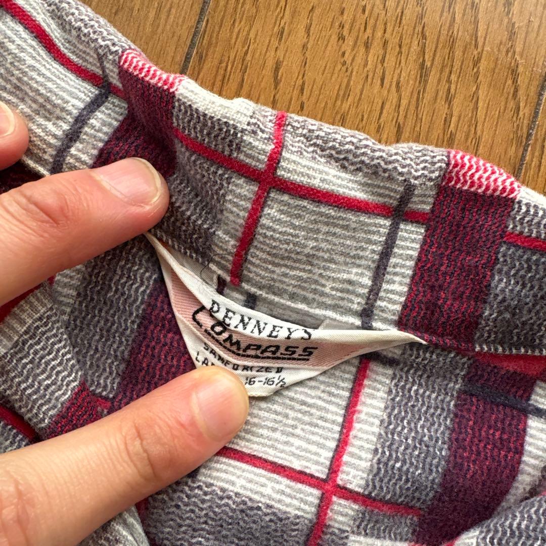 【50s】PENNEY’S プリネルシャツ / ヴィンテージ