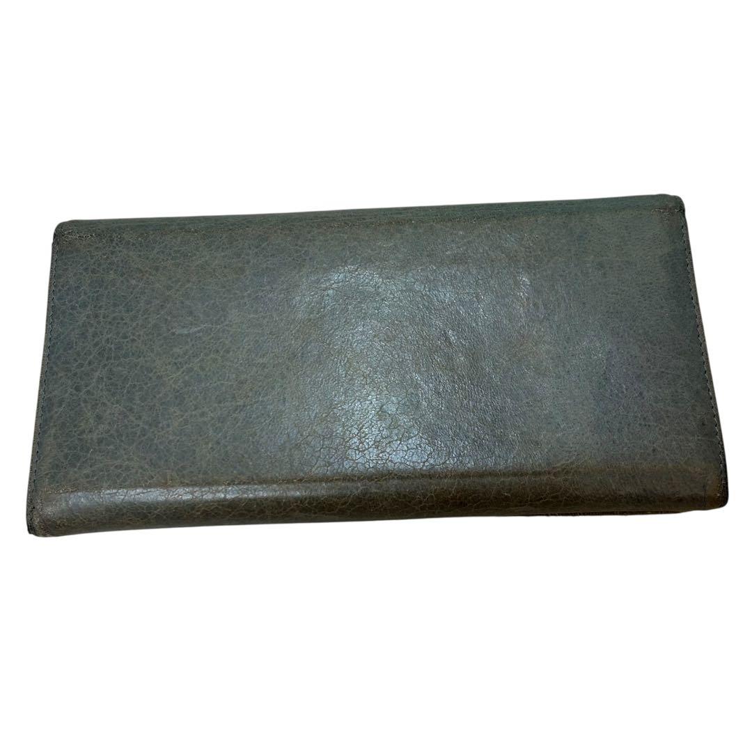 BALENCIAGA 長財布　シティ　グレー　バレンシアガ