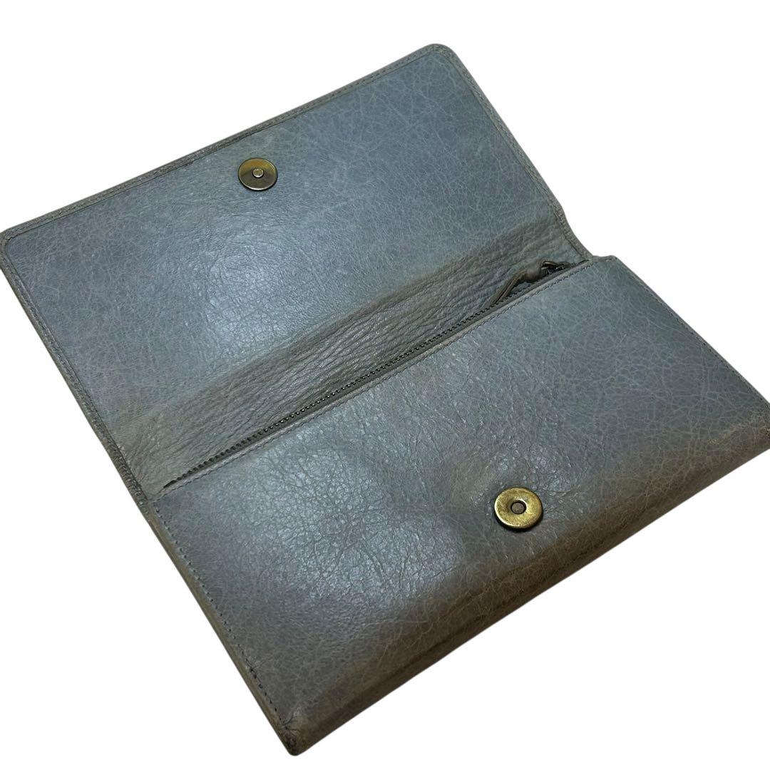 BALENCIAGA 長財布　シティ　グレー　バレンシアガ