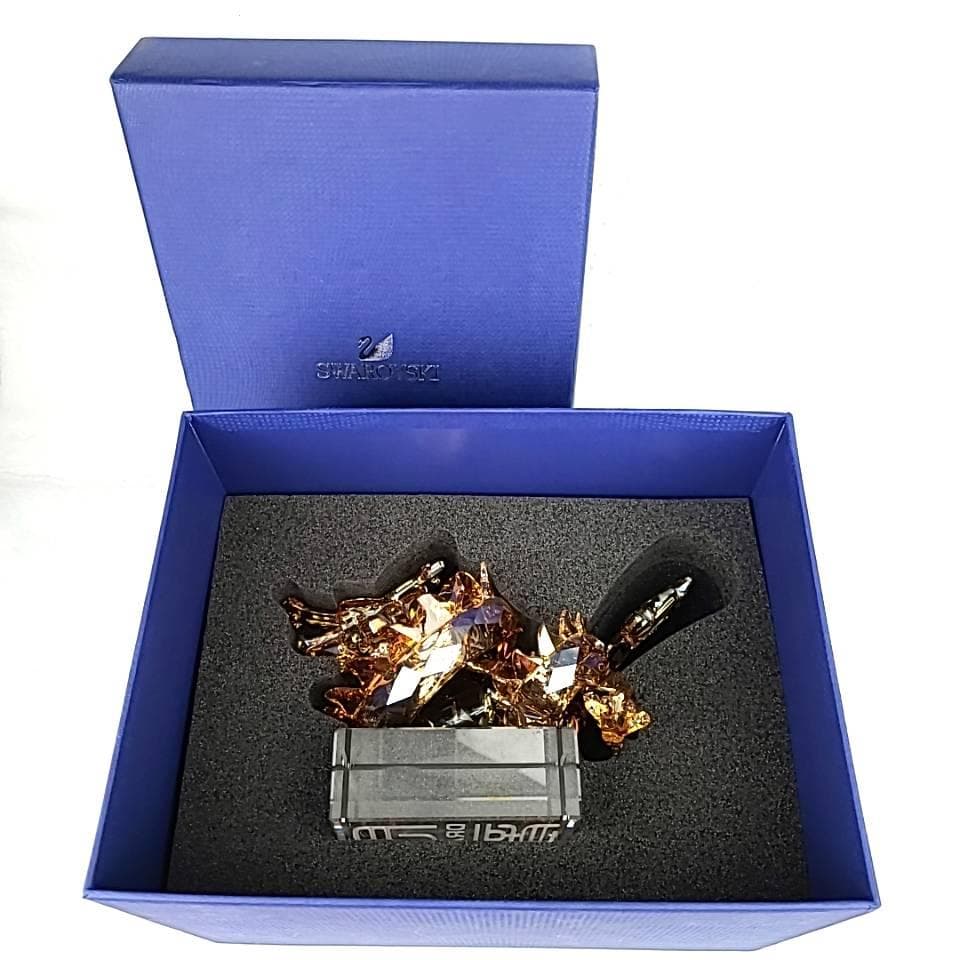 ◎未使用級◎スワロフスキー ドラゴン 龍 ゴールド 2012年　辰年 特大