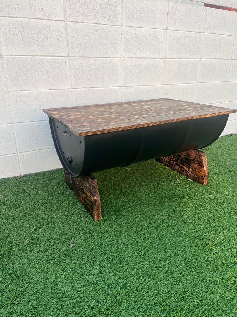 ドラム缶テーブル