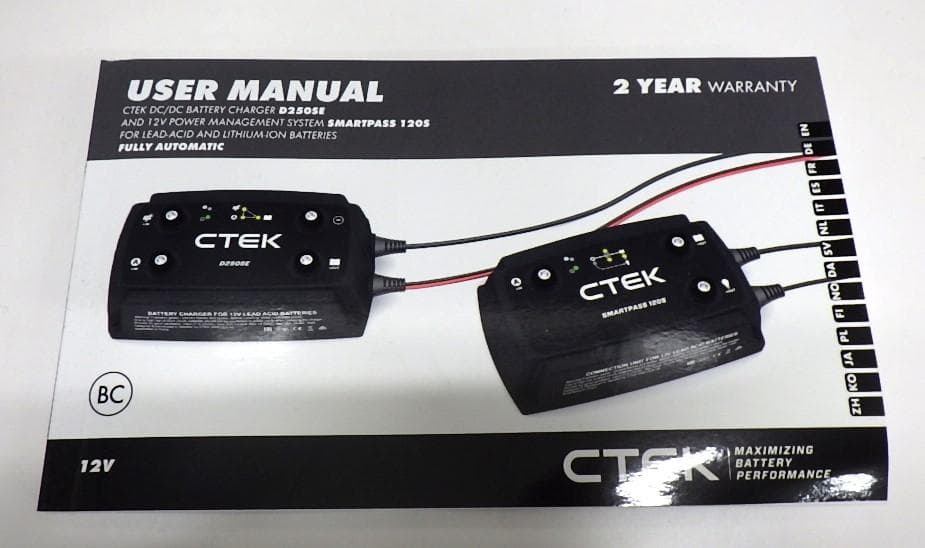 CTEK 走行充電器　D250SE+SMARTPASS120S セット