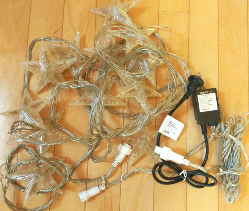 アイリスオーヤマ　イルミネーション　ベランダ用LED3点セット　スター