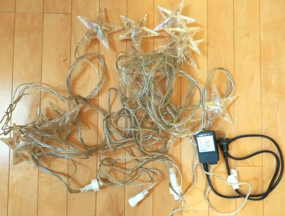 アイリスオーヤマ　イルミネーション　ベランダ用LED3点セット　スター