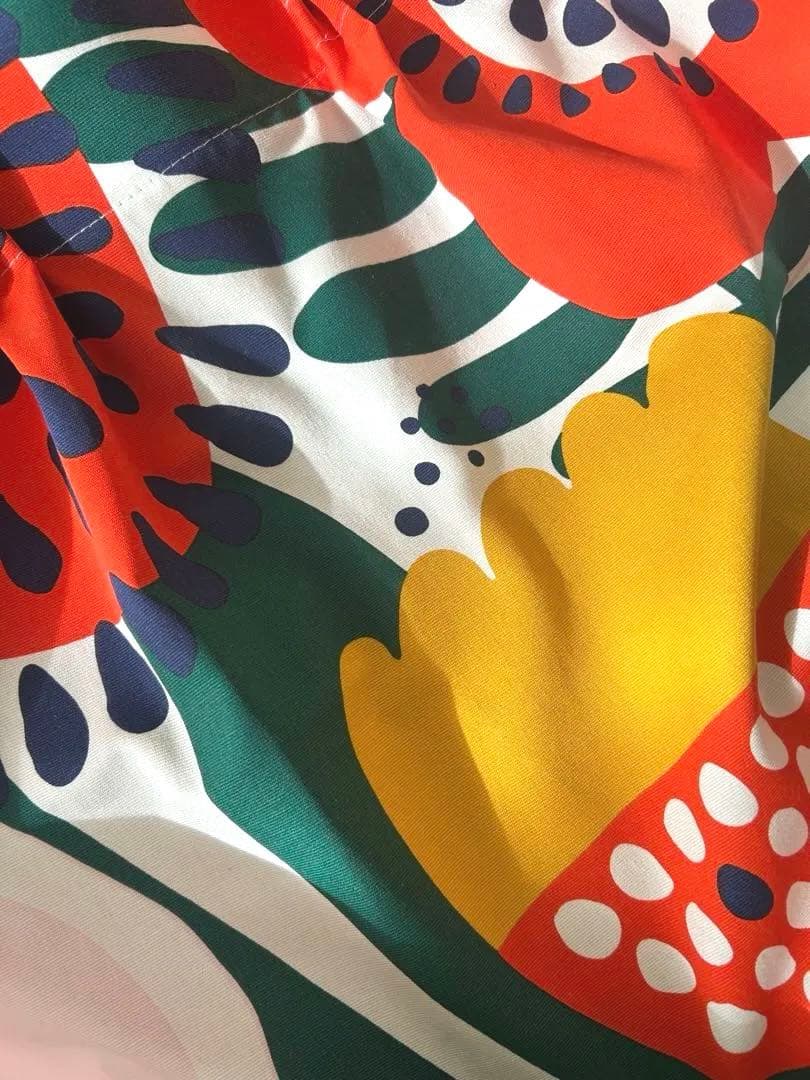 IKEA イケア IRMELIN イルメリン カーテン 生地 布 2枚セット