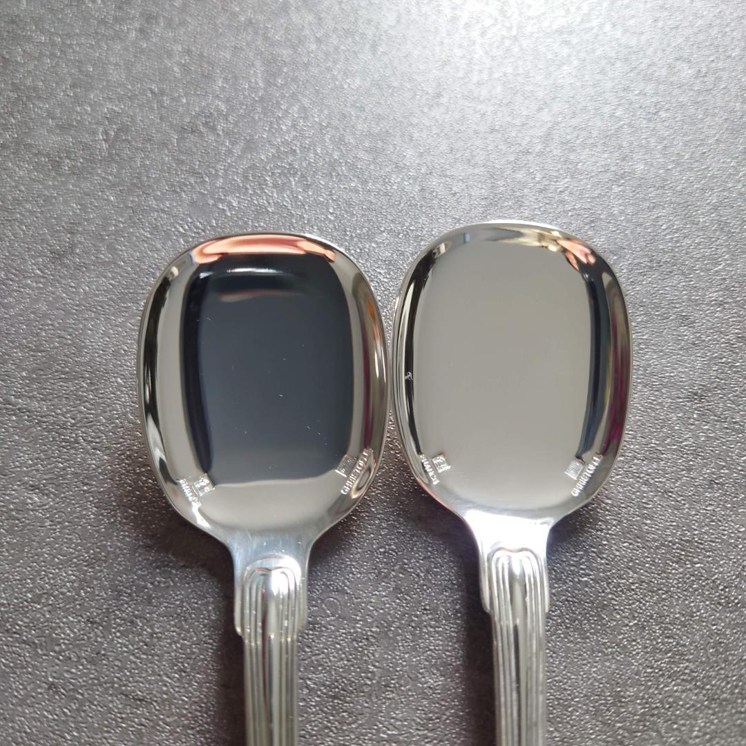 希少 極美品 クリストフル ポートロイヤル アイスクリームスプーン 2点