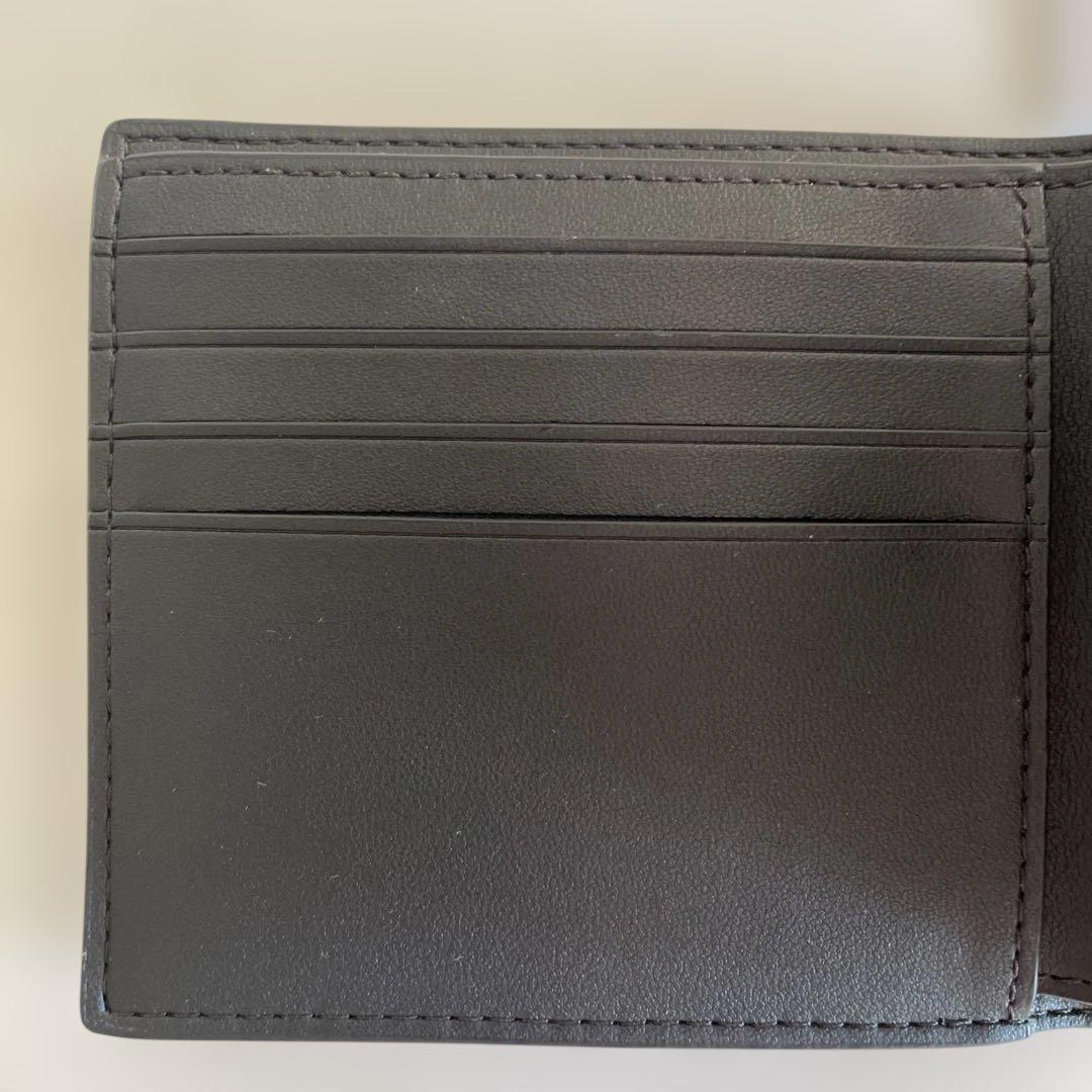 新品未使用　定価49,500円　COACH 財布 チャコール/ブラック
