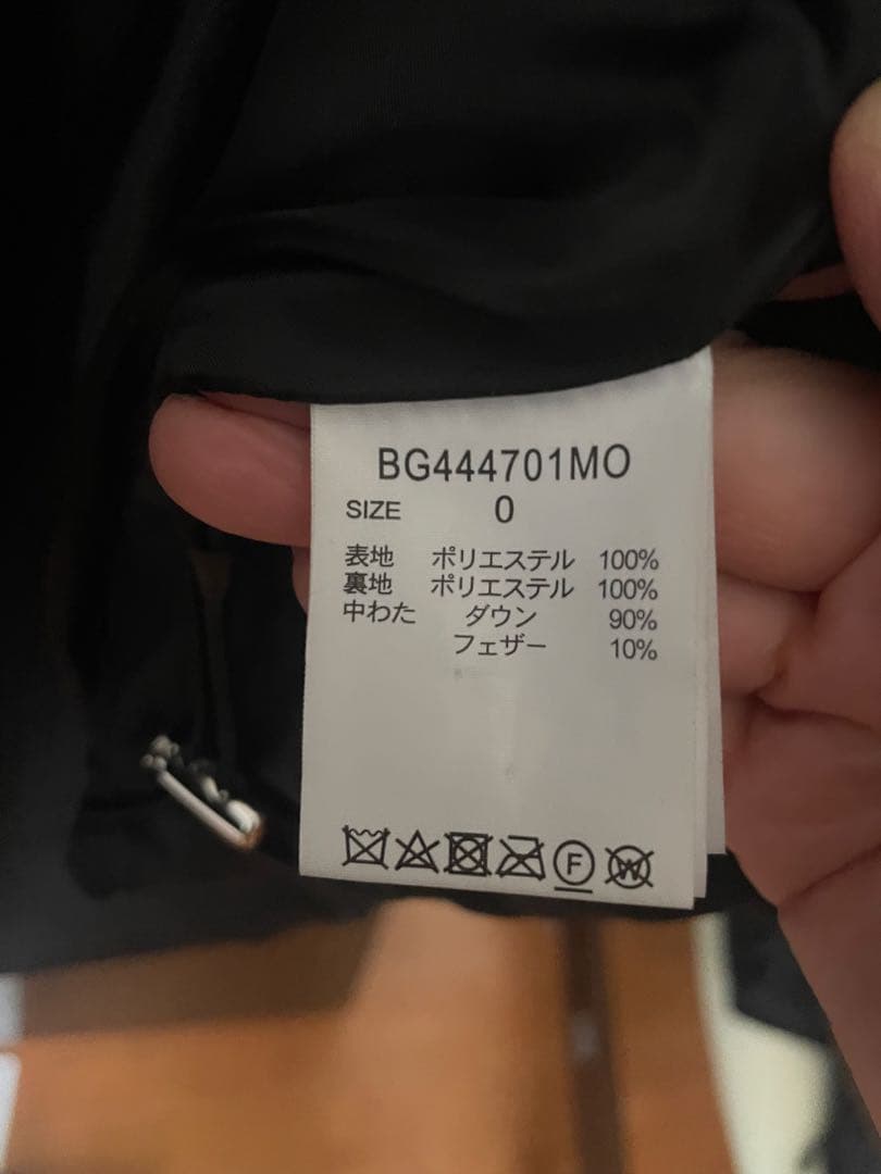 BARNYARDSTORM / フーディーダウンジャケット　ブラック