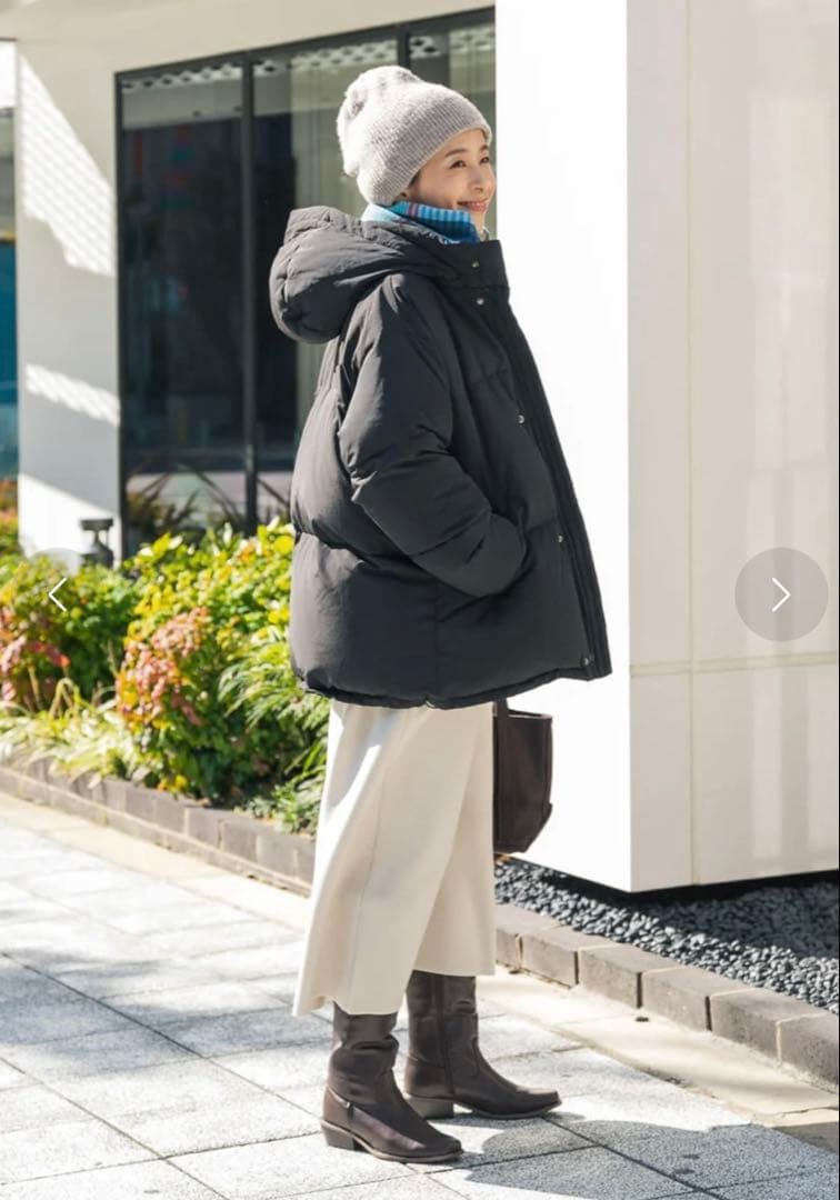 みらくる　アーバンリサーチドアーズ グリーンダウンミドルジャケット