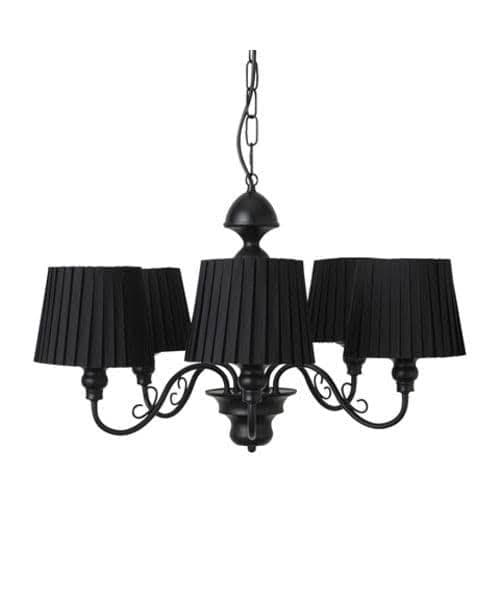 Francfranc シュペルブ シャンデリア 黒 照明