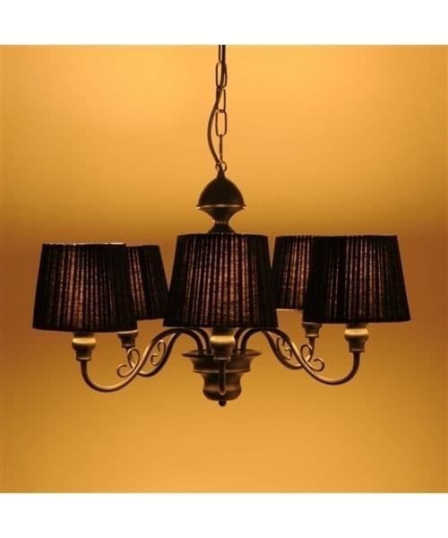 Francfranc シュペルブ シャンデリア 黒 照明