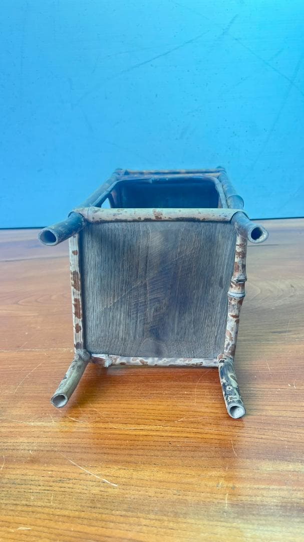 No.64 花台　懸崖卓　竹細工卓　夏飾り卓