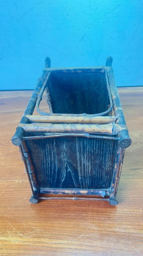 No.64 花台　懸崖卓　竹細工卓　夏飾り卓