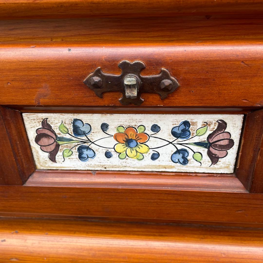 廃盤　希少　ACTUS アクタス バレンシア タイル チェスト スペイン 天然木