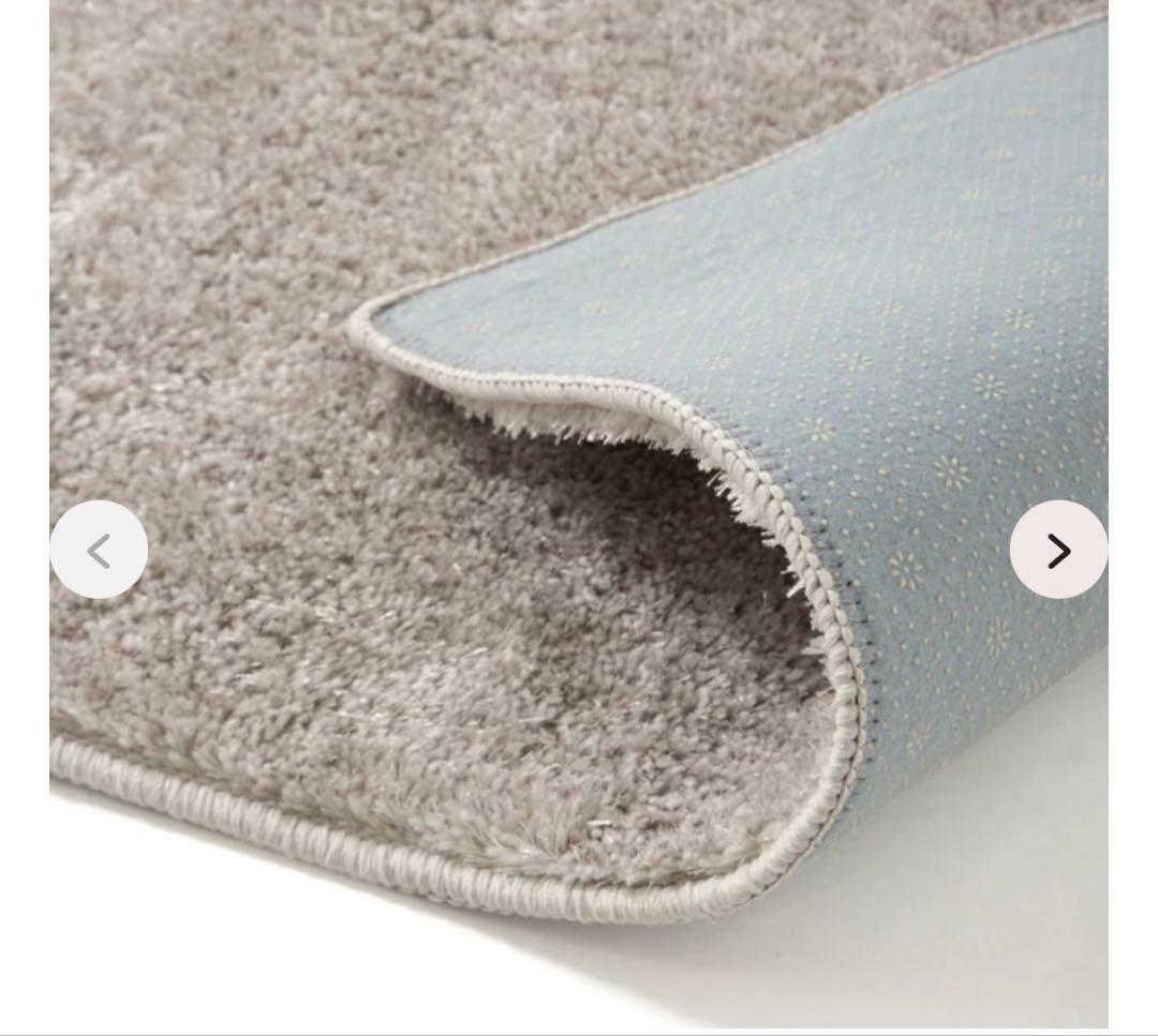 Francfrancウォッシャブルカステラグ M シルバー2000×1400