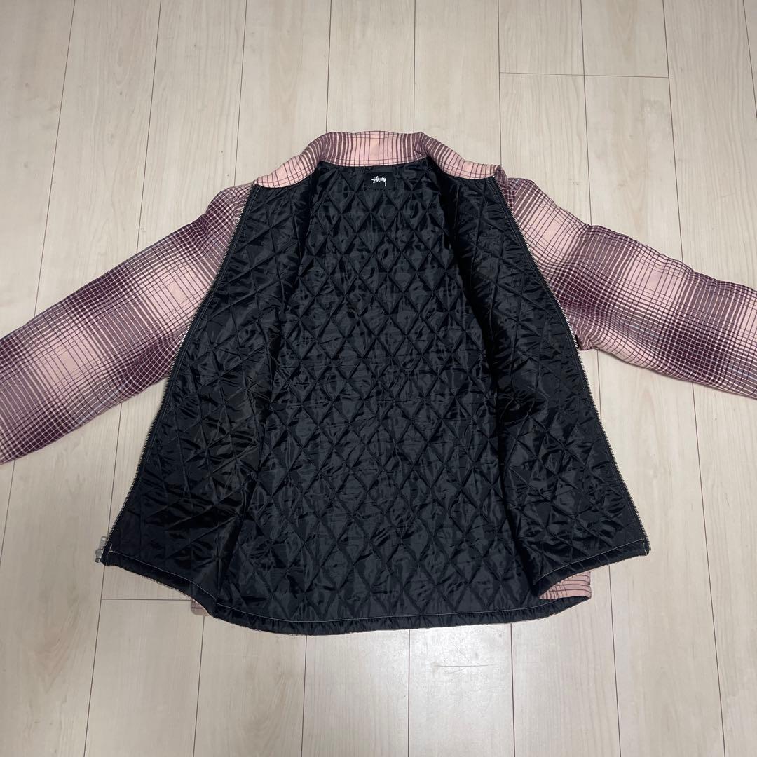 Stüssy ステューシー ジャケット アウター チェック ブルゾン L