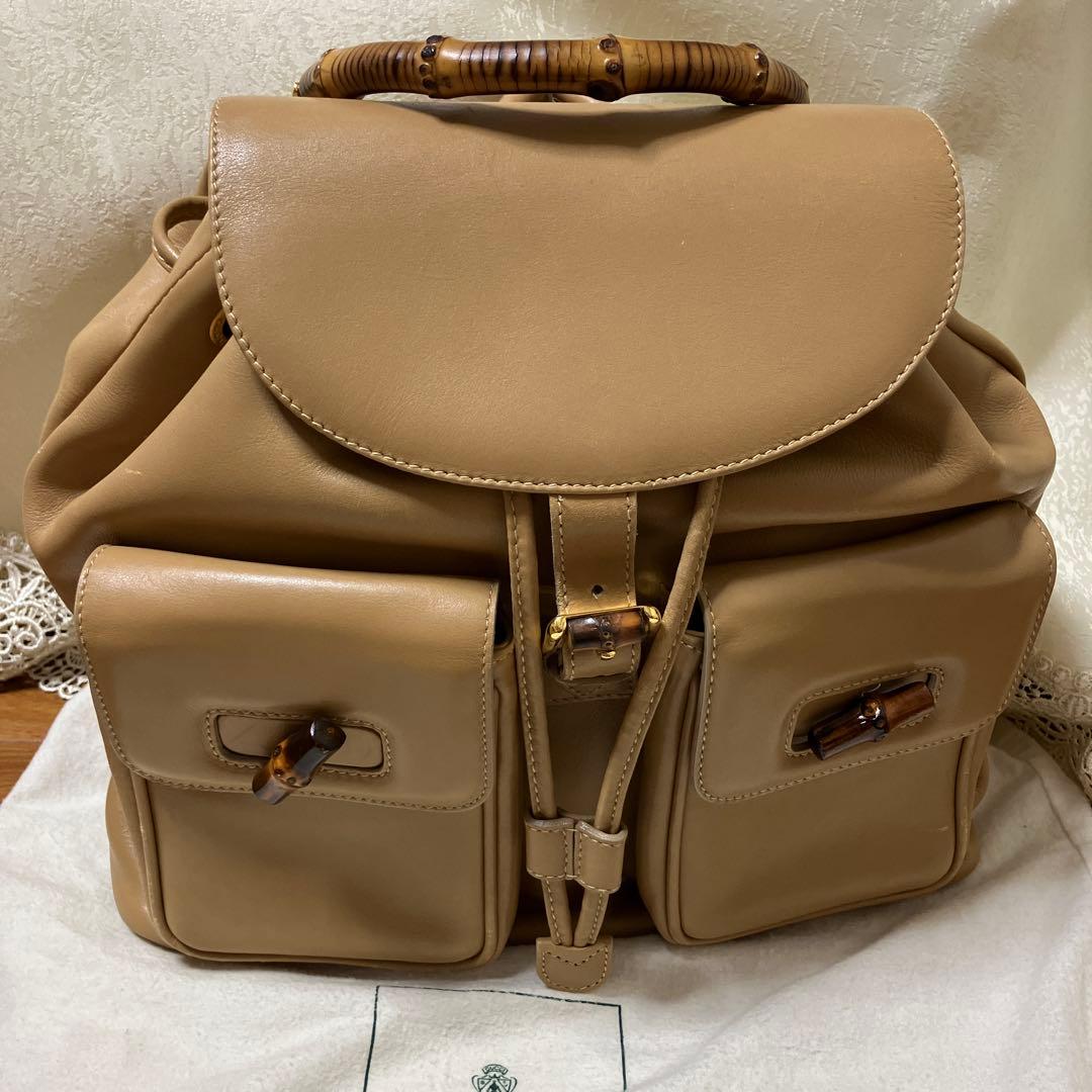 値下げGUCCI バンブーリュック
