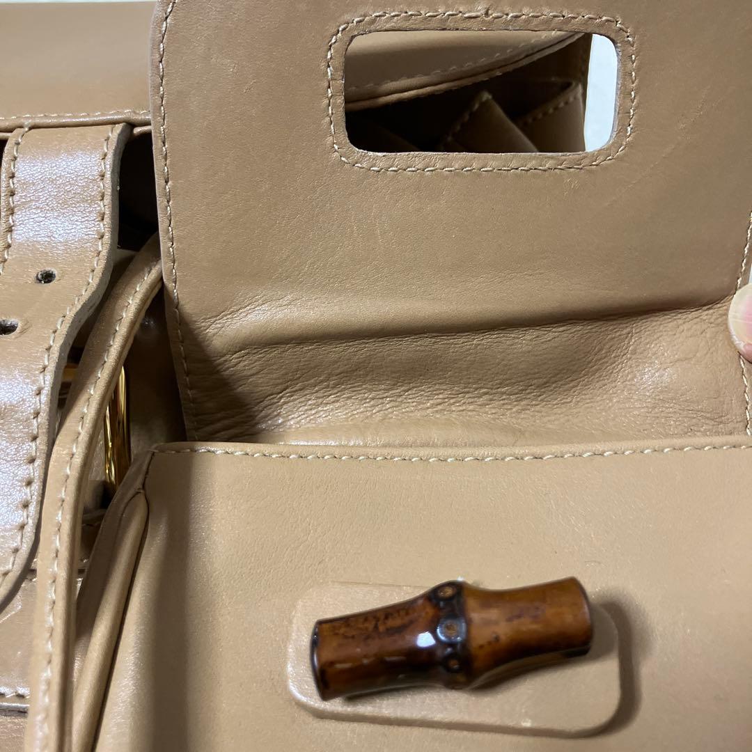 値下げGUCCI バンブーリュック