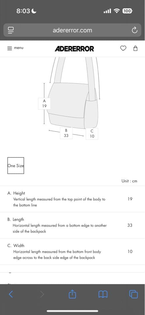 バッグ ADER ERROR Trace admore crossbody bag