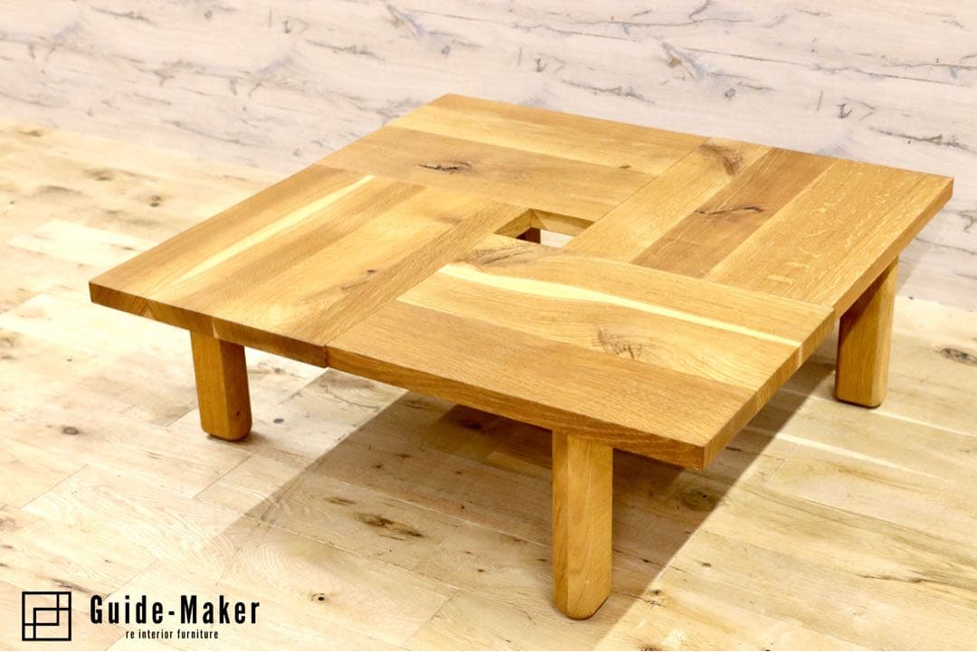 GMFH378○飛騨産業 / HIDA キツツキ 森のことば センターテーブル