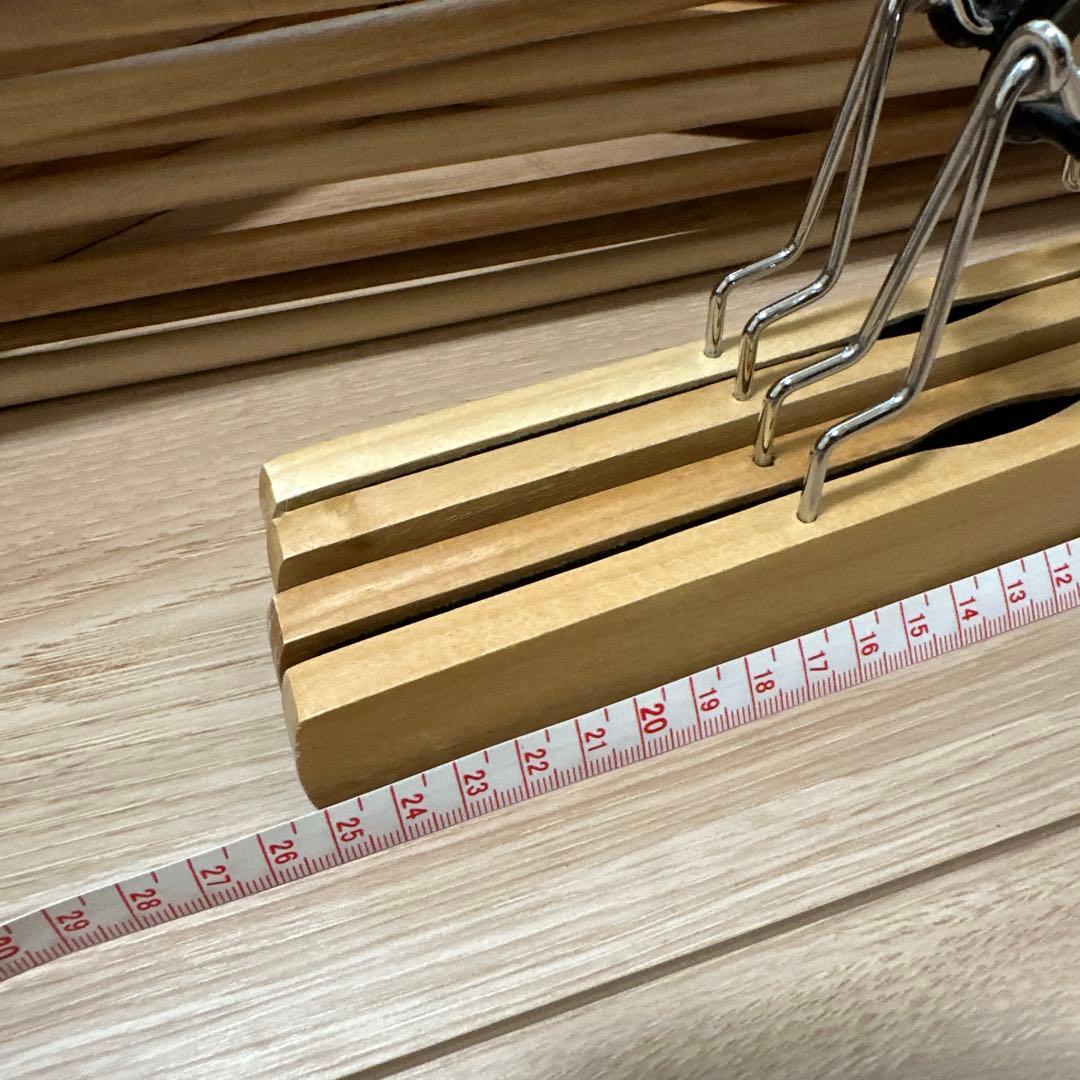 専用IKEA 木製ハンガー85本